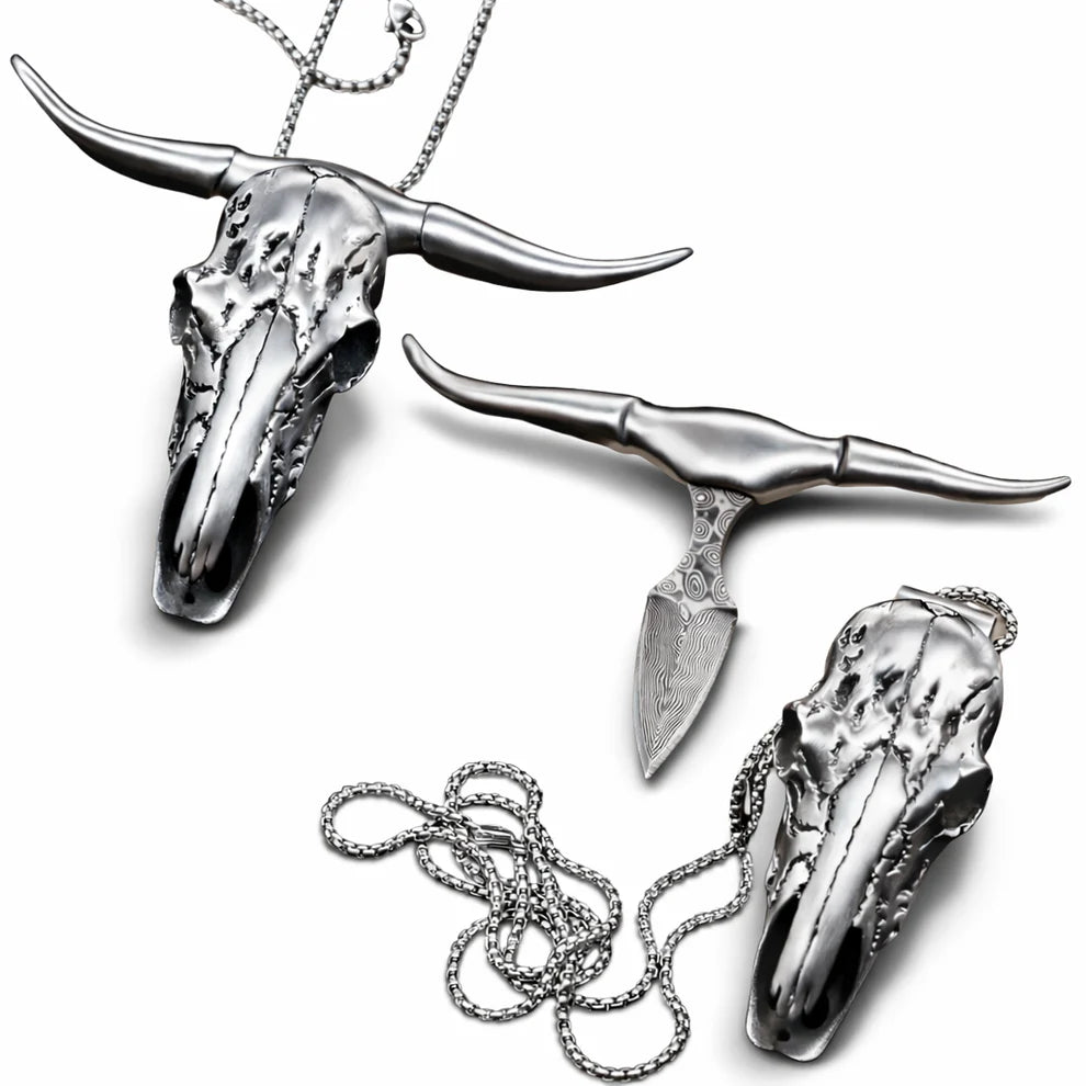 Westyn Longhorn Hidden Blade Necklace
